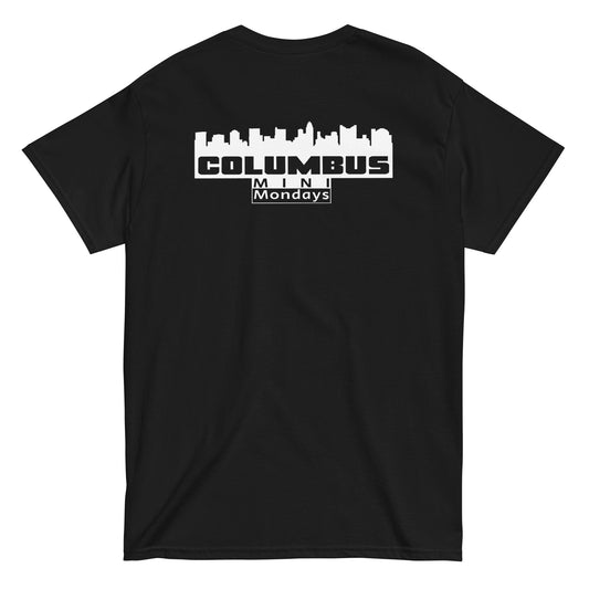 Columbus mini mondays Tee (white logo)