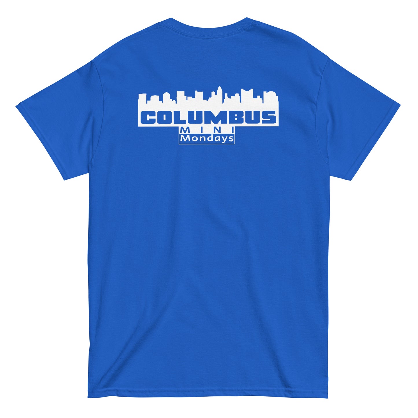 Columbus mini mondays Tee (white logo)