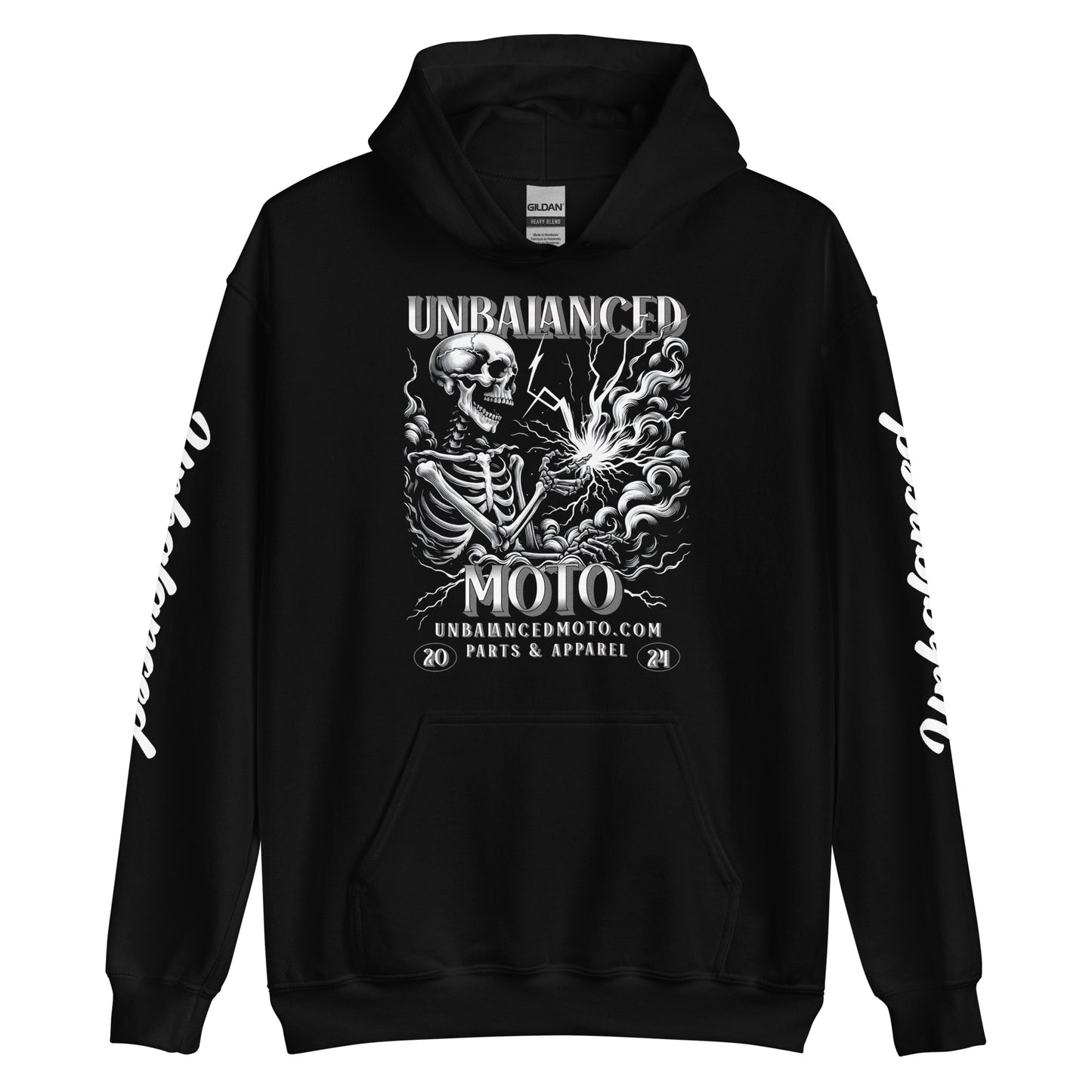 Unbalanced Skeleton Hoodie